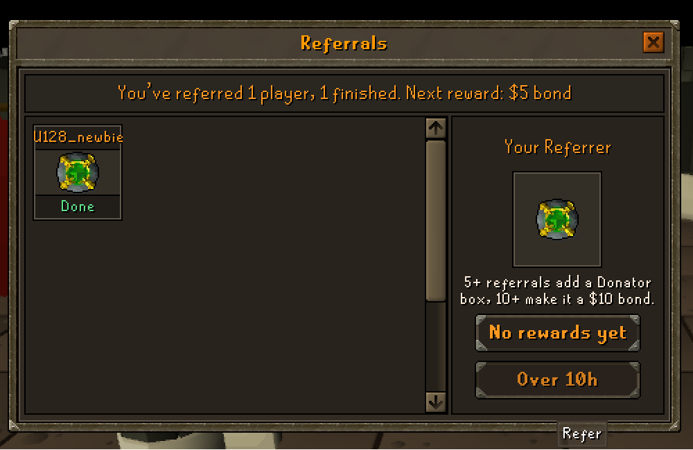 The referral window